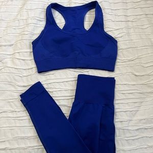 Royal Blue Workout Set